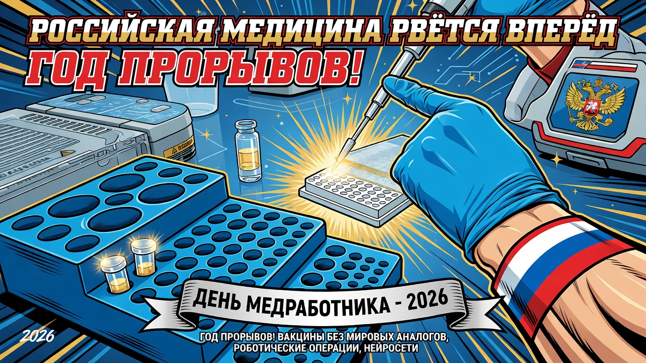 Российская медицина рвётся вперёд. Год прорывов!