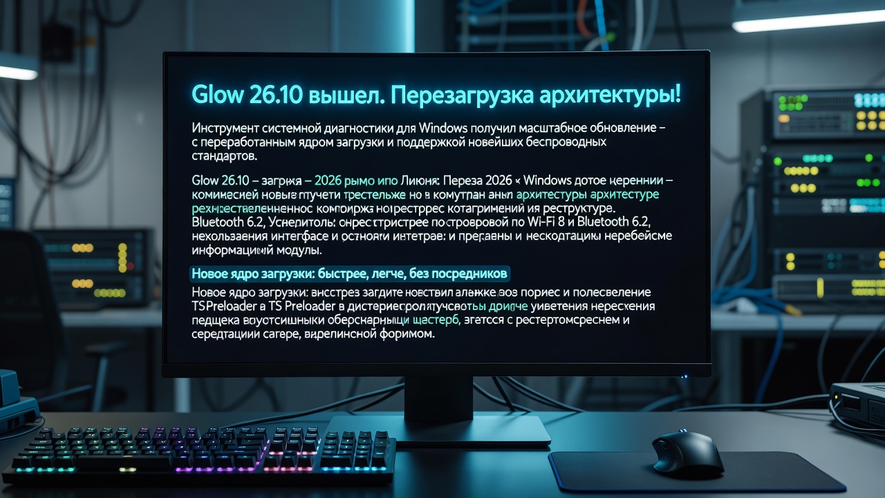 Glow 26.10 вышел. Перезагрузка архитектуры!
