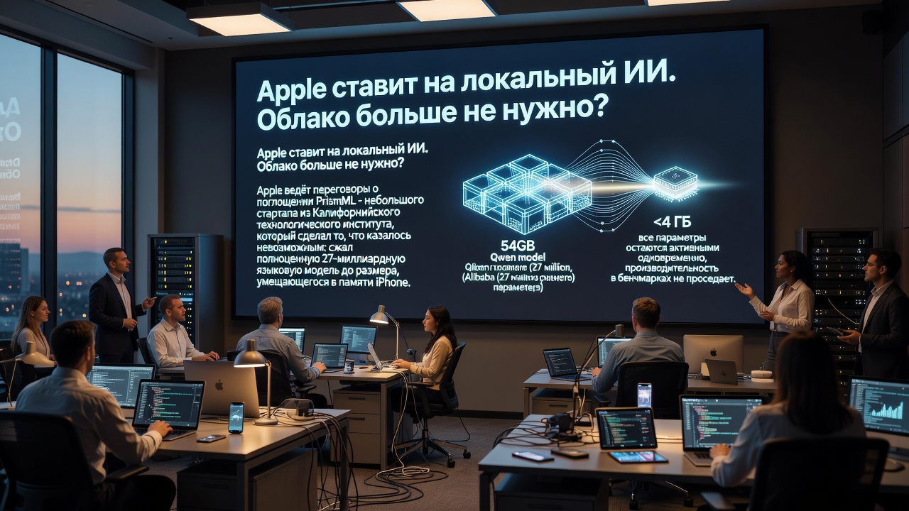 Apple ставит на локальный ИИ. Облако больше не нужно?