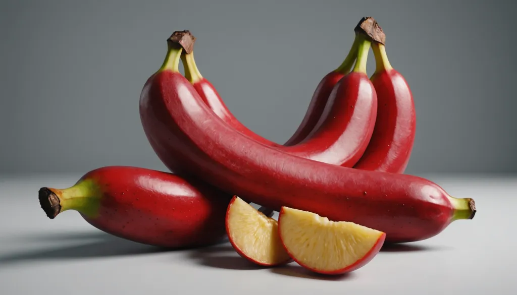 Красные бананы: как выглядят и едят, виды, вкус и где купить